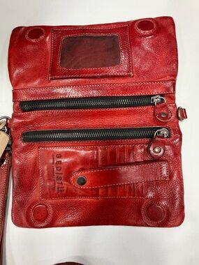 BED/STU Cadence Wristlet Crossbody Wallet in Red NWT